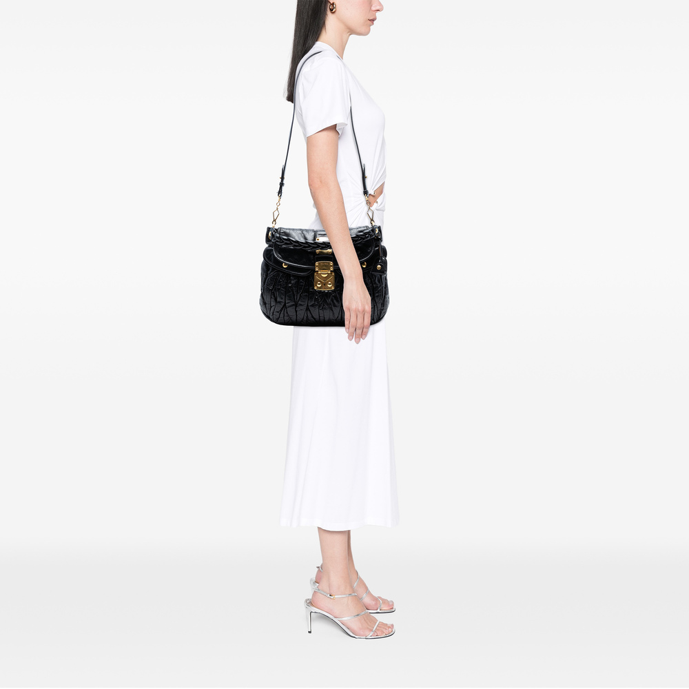 Pre-Loved Miu Miu Matelasse Nappa Coffer Satchel - Picture 6 of 6